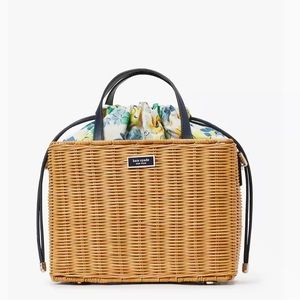 Kate Spade Sam Wicker Bag w Spencer Floral